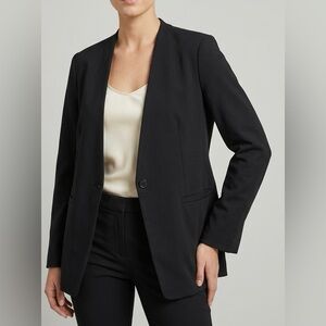SPANX The Perfect Collarless Blazer In Black Size XL